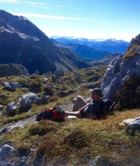A break with a view in the sun